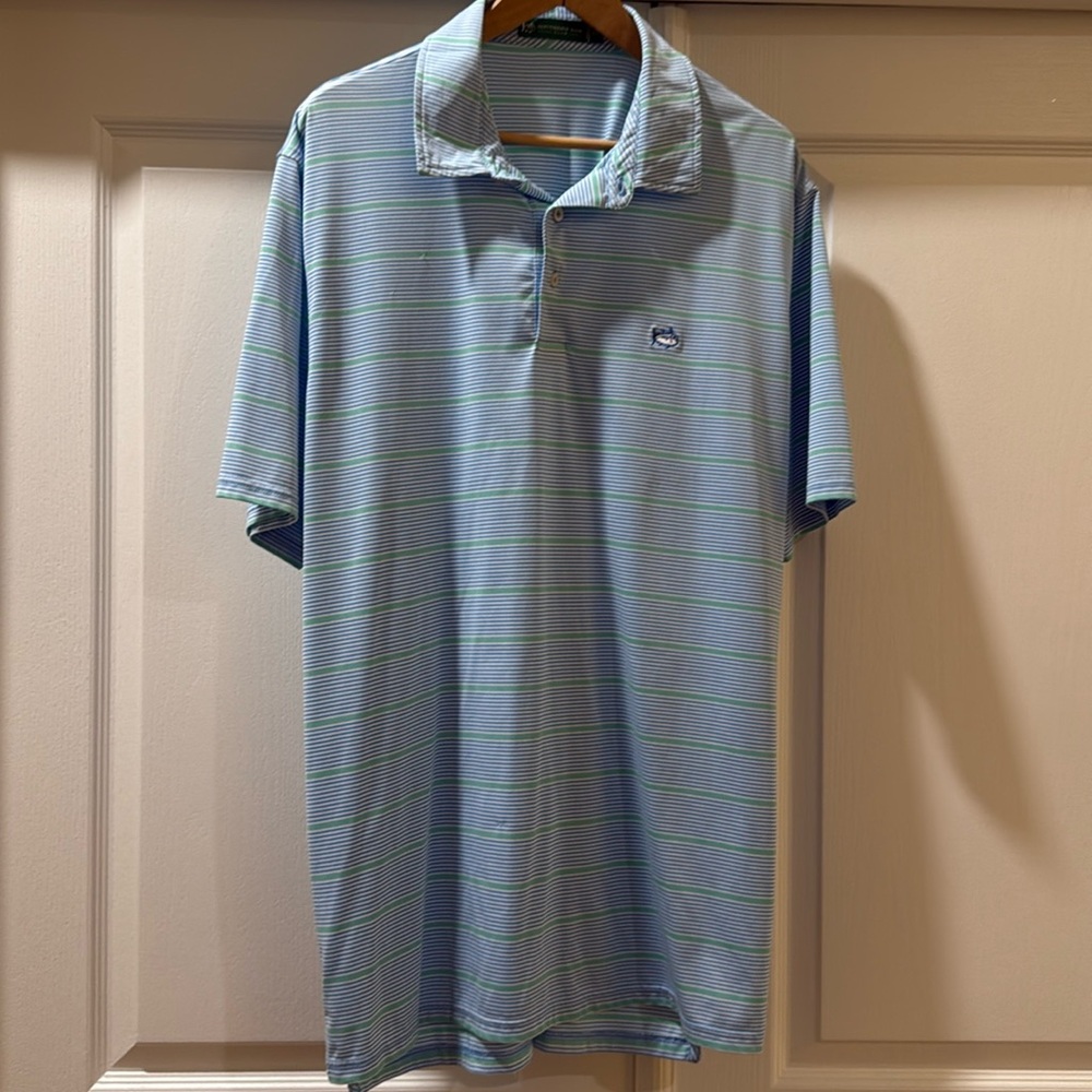 Southern Tide Club XL stripped polo.